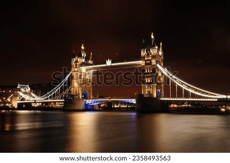 Similar – Image, Stock Photo Traffic on Tower Bridge.