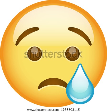 emoji crying face tears emoticon