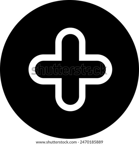 Plus Icon vector. Medical Plus icon. Add icon. Addition sign vector illustration design