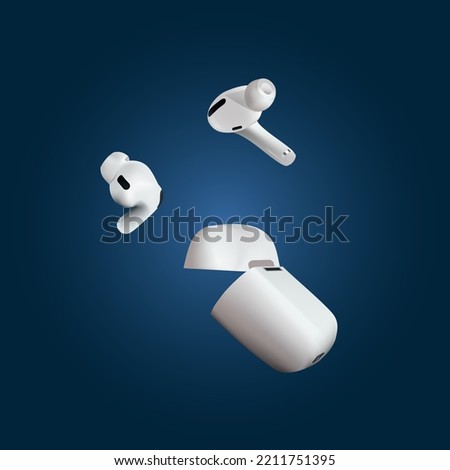 Airpods wireless headphones and case