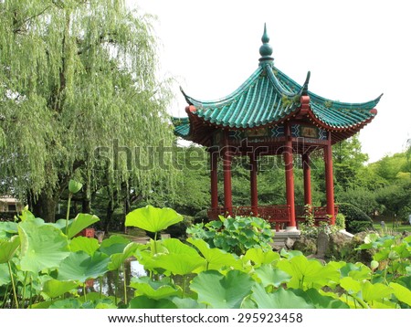 Chinese-style garden, park