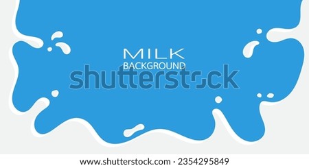 Milk splash background vector illustration