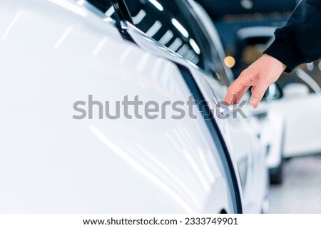 Similar – Image, Stock Photo Car door after a traffic accident