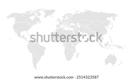 world map illustration, world map vector illustration, modern world map, illustration, eps10, worldwide, all continents, all continents, worldwide project