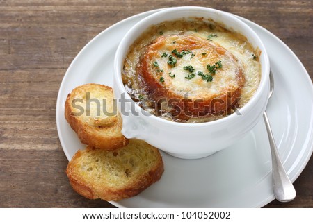 french onion gratin soup