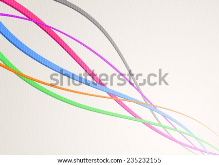 Speed waves streaming - channel or cable. Illustration