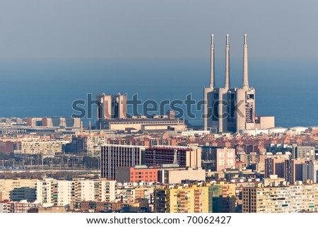 Thermal power station in Barcelona