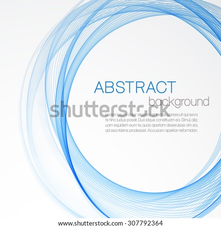 Abstract background with blue circles