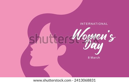 Happy International Women's Day. Vector Illustration of Women with Different Cultures