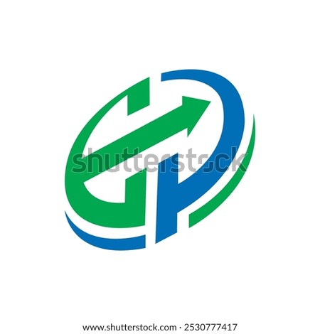 Letter EP or PE logo design template concept company