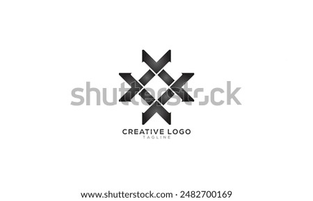 XXXX VOX XOV Abstract initial monogram letter alphabet logo design