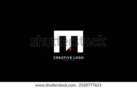 TM MT Abstract initial monogram letter alphabet logo design