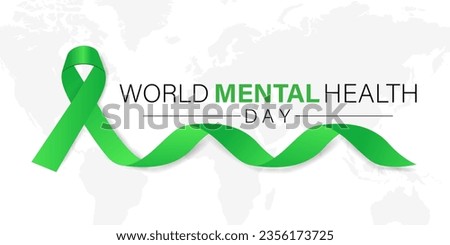 World Mental Health day is observed every year on October 10 .Banner, poster, card, background design.