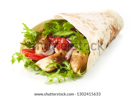Similar – Image, Stock Photo Fresh kebab meat Eating