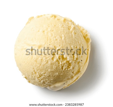 Similar – Image, Stock Photo Soft vanilla ice cream with chocolate stick