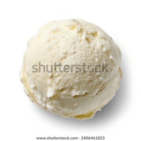 Similar – Image, Stock Photo Soft vanilla ice cream with chocolate stick