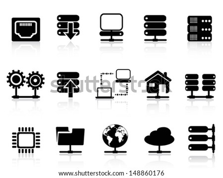 Server and database icon