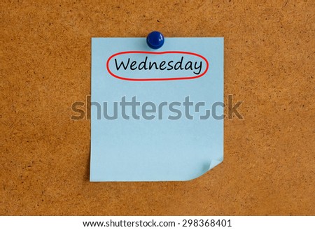 multi-colored stickers for business with the schedule of days of the week