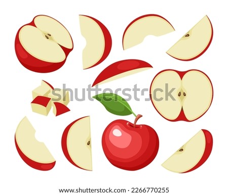 Fruit apple isolated on white background