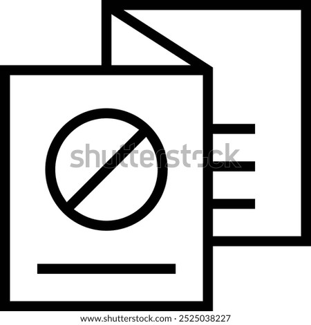 protest icon. Thin linear style design isolated on white background