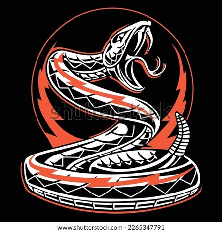 Rattle Snake amazing embroidery patch and t shirt, sweatshirt, hoodie print design