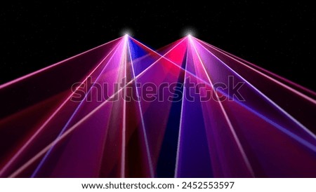 Similar – Foto Bild Rote Lasershow-Nachtlebensclubbühne mit Partypeople