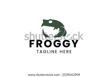 Creative Frog logo design vector illustration