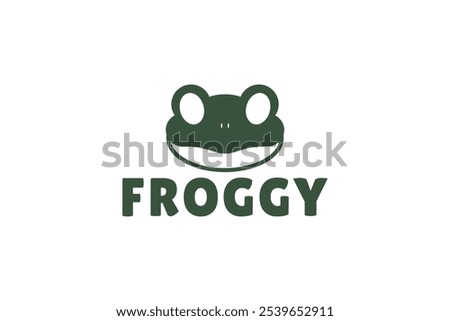 Creative Frog logo design vector illustration