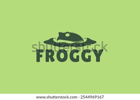 Creative Frog logo design vector illustration