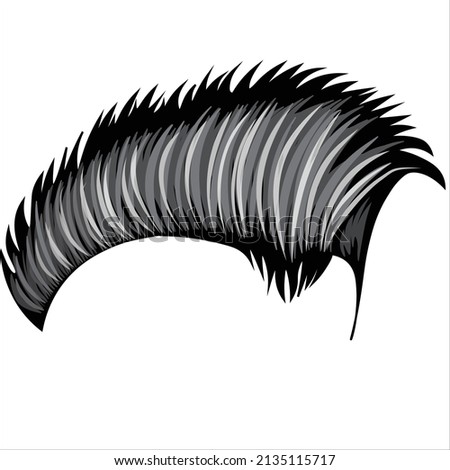 Mohawk Hairstyle, , which could be placed on any head character and use it as traits for your nft collection.