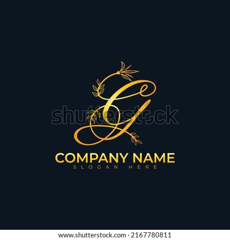 G letter logo vector illustration design  Stok fotoğraf © 