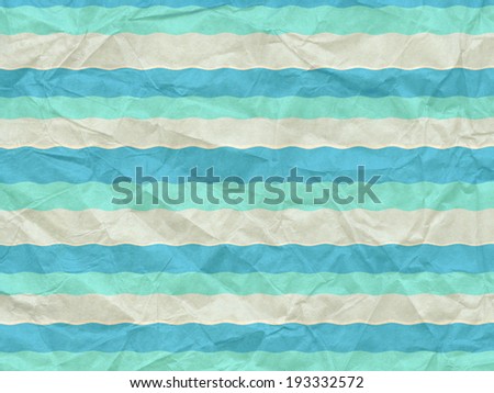 Vintage style turquoise wave background