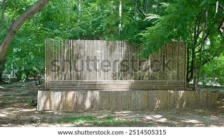 Similar – Image, Stock Photo Small stage Park Forest