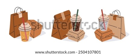 Similar – Image, Stock Photo Disposal containers with empty used plastic water bottles on the top. Collecting plastic waste to recycling. Concept of plastic pollution and too many plastic waste. Environmental issue