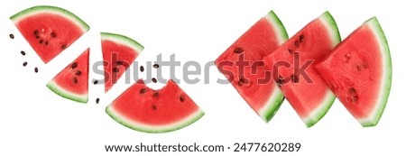 Similar – Image, Stock Photo Top view of flat lay with tropical fruits on a tray