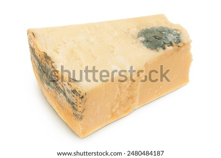 Similar – Foto Bild Ein Stück schimmeliger Parmesan Käse auf einem blauen Hintergrund