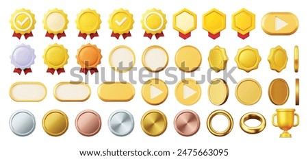 Similar – Image, Stock Photo A plate with coins on the table invites the users of the toilet to pay