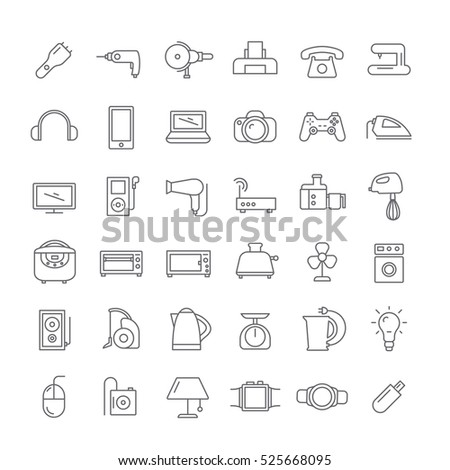 Icons with appliances
