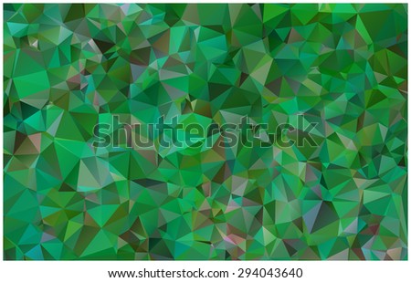 Background or texture or pattern of triangle are have various color , green grass