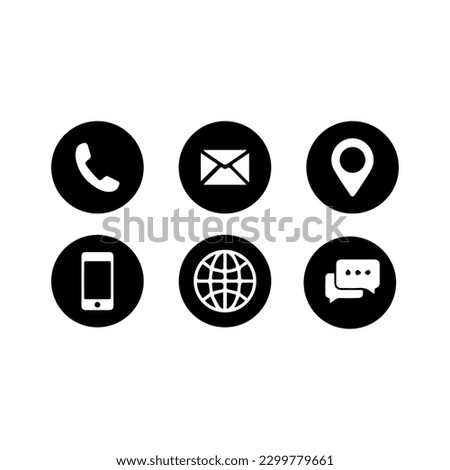 Telephone icon, Simple contact us icons set. Universal contact us icons to use for web and mobile UI, set of basic contact us elements. Web communication icon set