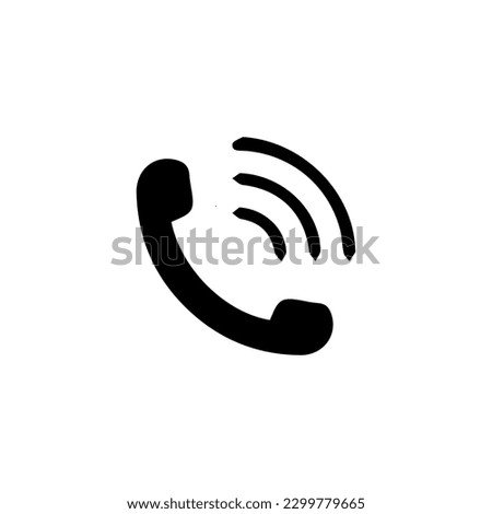 Telephone icon, Simple contact us icons set. Universal contact us icons to use for web and mobile UI, set of basic contact us elements. Web communication icon set