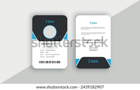 ID Card Template design ,Office,Employee for your company