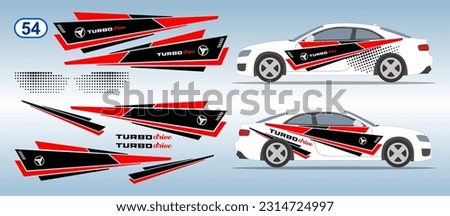 Car side door sticker stripe design. Auto vinyl decal template. Suitable for print or cut (Silhouette, cricut cameo etc.)
Scaling without loss of quality for different car model.