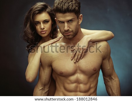 Sexy couple portrait