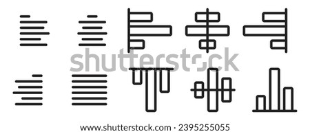 align icon center, left, right, and justify for paragraph and design