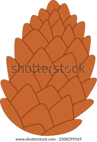 Similar – Image, Stock Photo Natural pine brown cones for holiday decoration