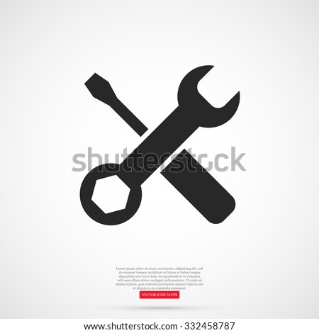tool vector icon 10 EPS