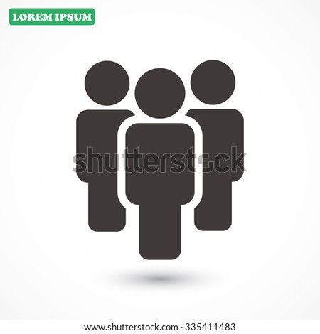 Men. Icon Vector - 335411483 : Shutterstock