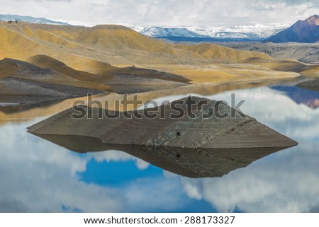 The Azat Water Reservoir, Kotayk Province, Armenia - March 21 2015 - The Azat is a reservoir in the Kotayk Province of Armenia.