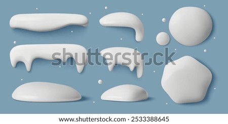 Similar – Image, Stock Photo From the snow on a car only the folded up windscreen wipers are sticking out / fresh snow / snowed in / onset of winter